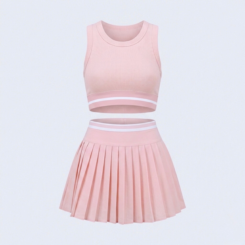 ⁠Set Pink Skirt Active